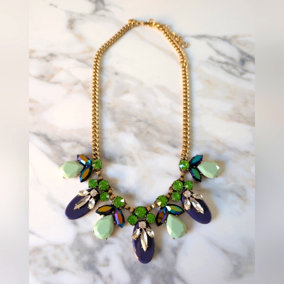 JCrew gem necklace - Picture 2 of 3